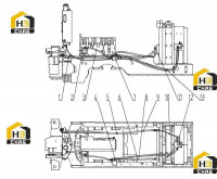 Система охлаждения гидравлическая 15E0805 000