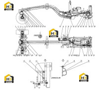 Система гидравлическая перемещения 13E0111 000