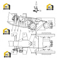 Система гидравлическая вспомогательная 15E0840 000