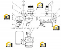 Система впуска и выпуска 00E0683 000