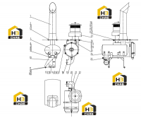 Система впуска и выпуска 00E1112 001