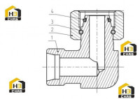 Соединение угловое 31C0084 002