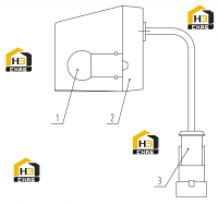 Свет номерного знака 32B0333 001