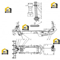 Трубопровод рыхлителя 00C2841 000