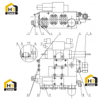 Установка регулирующего клапана 44C1429 000