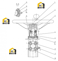 Узел рулевого механизма 44C0158 000