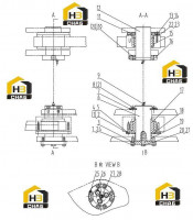 Узел шарнирный 30E0522 000