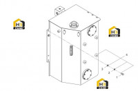 Бак гидравлический топливный 21C0553_001_00