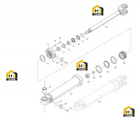Цилиндр стрелы 10C1534X0_004_00
