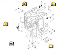 Комплектующие кабины 47C2886_000_01