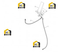 Клапан тормозной и трубопровод 00C3460_000_00