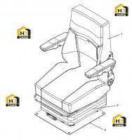 Кресло водительское 47C1556_000_00