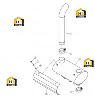 Глушитель в сборе 40C3737_000_00