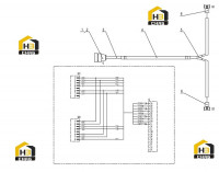 Жгут проводов передней рамы 08C4625_000_00