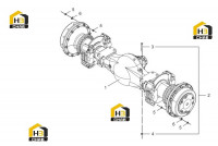 Мост задний в сборе 01E0376_002_00