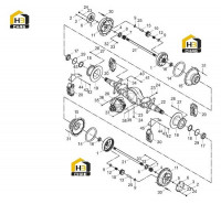Ось передняя 01E0373_002_00