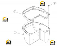 Панель приборная 46C2435_001_00