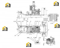 Проводка задней рамы 46C9616_002_00