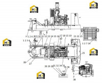 Проводка задней рамы 46C9956_000_00