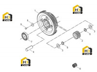 Рама планетарная заднего хода 42C0094X1_000_00