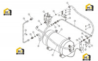 Резервуар воздушный и трубопровод 00C4259_000_00