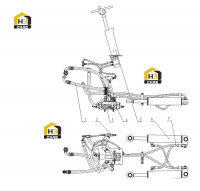 Система гидравлическая рулевого управления 10E0241_000_00