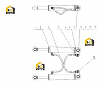 Трубопровод рулевого цилиндра 00C2699_000_00