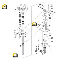 Узел рулевого механизма 47C2912X0_000_00