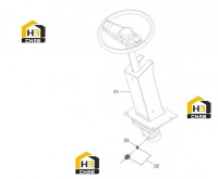 Узел рулевого механизма 44C1063_001_00