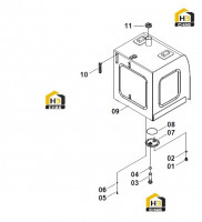 Бак дизельный 21C0431 000