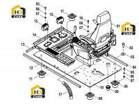 Каркас пола 47C1075 002
