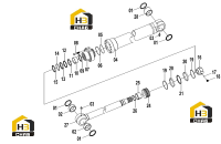 Цилиндр стрелы (левый) 10C1851 000