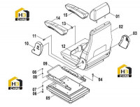Комплектующие сиденья 47C1048 001