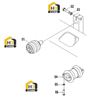Колесо опорное 33E0141(С)