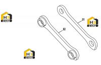 Коромысло левое, правое 32E0971(С)