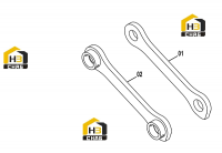 Коромысло левое, правое 32E1602(С)
