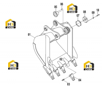 Ковш 43C0343 001
