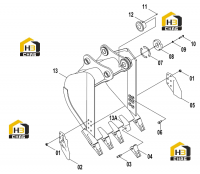 Ковш 43C1707 001