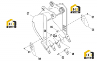 Ковш 43C3533 001