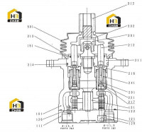 Клапан управляющий 12C2170 001