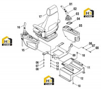 Кресло водителя 47C1669 000