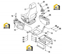 Кресло водителя 47C1074 001