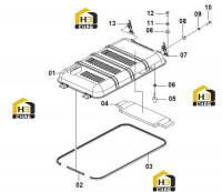 Крышка двигателя 48C0848 004