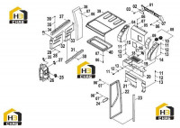 Детали кабины внутренние 47C1154 001