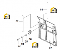 Дверь левая 48C0853 001