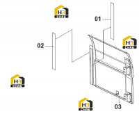 Дверь левая 48C2284 000