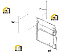 Дверь левая 48C2281 000