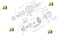 Двигатель роторный и редуктор 11C0587 002 (часть 2)