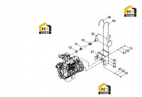 Глушитель с комплектующими 00E0537(F)