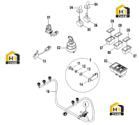 Жгут проводов каркаса пола 46C3314 002